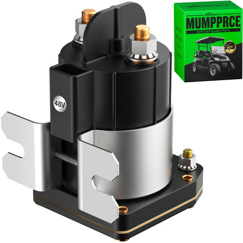 Heavy Duty 48V Golf Cart Solenoid for Yamaha Drive G22 G29 Electric 2007-up Models, 4 Terminal Yamaha G29 Golf Cart Solenoid Relay Assy Replace OEM# JU6H19500000 JU6-H1950-00 JU6-H1950-00-00