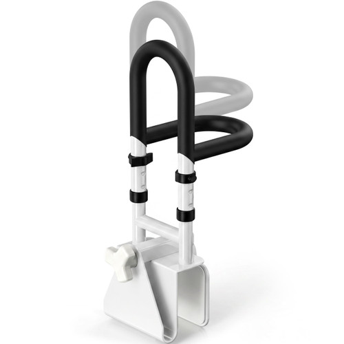 Adjustable Bathtub Safety Rail with Double Grip