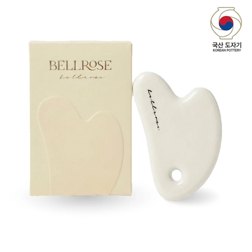 벨로즈 세라믹 괄사 얼굴 두피 바디 도자기 마사지 마사지기 도구 Bellrose Ceramic Gua Sha Face Scalp Body Massage Tool
