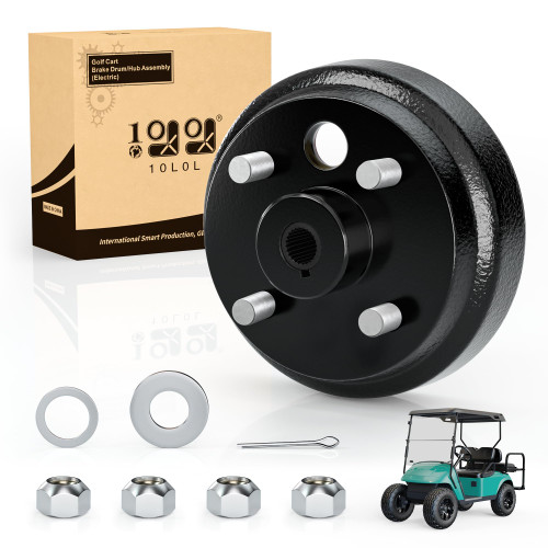 10L0L Golf Cart Brake Drum Hub Assembly for EZGO TXT PDS 1982-up Electric