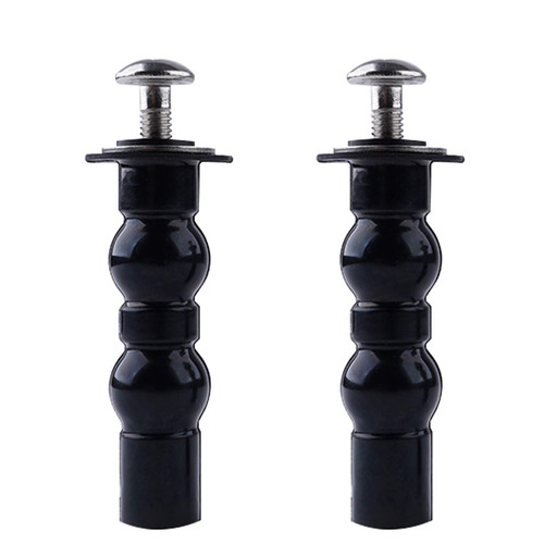 for TOTO Toilet Hinge Screw Kit - Expanding Rubber Bolt Top Nuts Set for Top Mount Toilet Seat Tightening, Blind Hole Fixing, 2 Pack