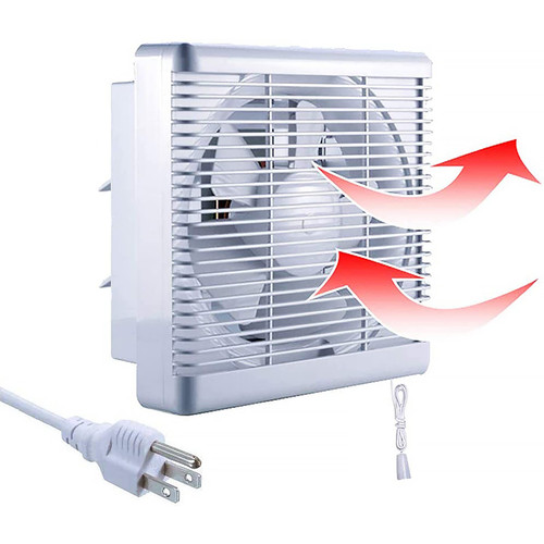 Small Window Exhaust Fan Reversible: 6" Blade Fan with Intake Airflow