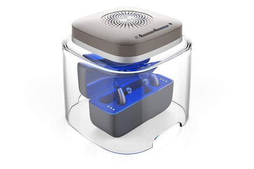 Flow Med Dry-Cap UV2 Electronic Hearing Aid Dryer for Rechargeable Hearing Aids