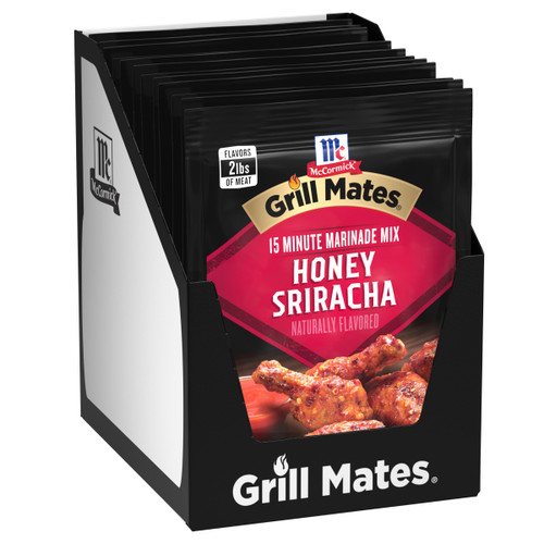 McCormick Grill Mates Honey Sriracha Marinade Mix, 1 oz (Pack of 12)