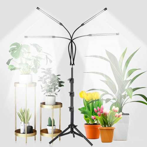 Grow Light Free Standing, 5500K Full Spectrum Growing Plant Lamp