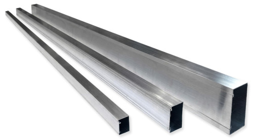 Electriduct Aluminum Cable Raceway - 2" W x 1" H x 3 Feet