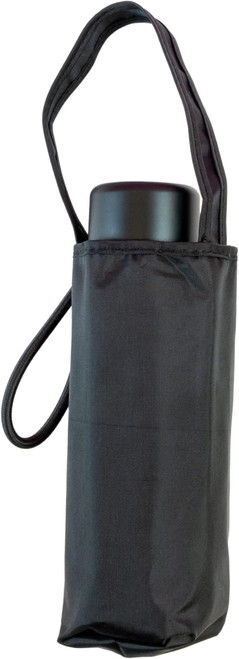 Totes Super Mini Manual ECO Compact Umbrella - Black
