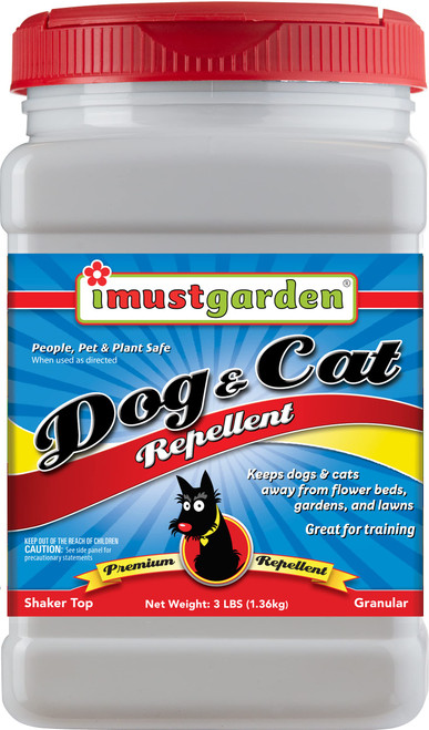 I Must Garden Dog & Cat Repellent: Stops Digging, Natural, Pet Safe - 3lb