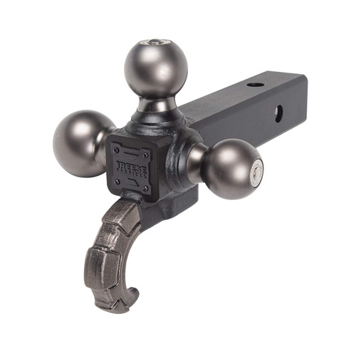REESE Towpower 7095620 Tri Ball Trailer Hitch Ball Mount, (1-7/8 Inch, 2 Inch, 2-5/16 Inch Trailer Hitch Balls), Fits 2 Inch Square Receiver, 10,000 lbs. Capacity