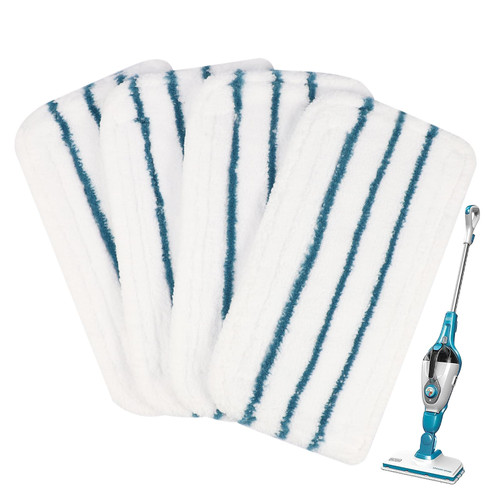 4 PCS Replacement Pads Accessories Compatible with Black+Decker Steam Mop