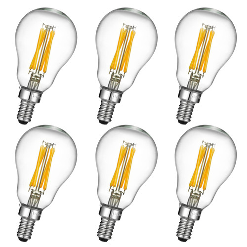 LiteHistory A15 E12 Led Bulb,Light Bulbs 60 watt Soft White,Dimmable,2700K