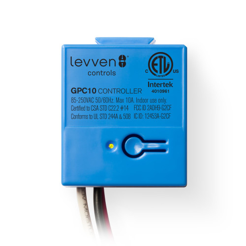 Levven 10A On/Off Controller (UL & ETL Listed) for Wireless Light Switch Kit, Requires Levven Wireless Switch, Power Controller - Add a Switch Anywhere