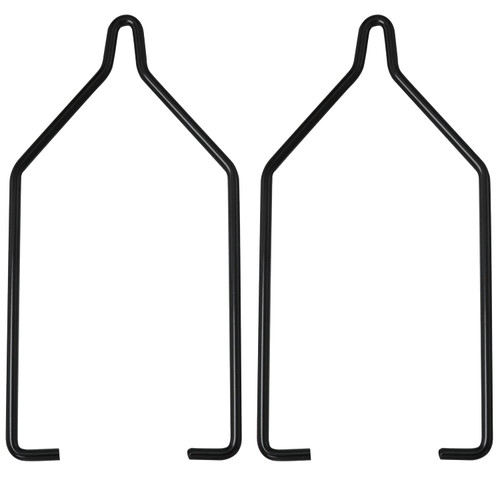 MEETOOT 2pcs Fixing Clip Reptile Dual Lamp Stand Lamp Hanger Holder, Reptile Lamps for Reptile Glass Terrarium Heating Light, NJ-14