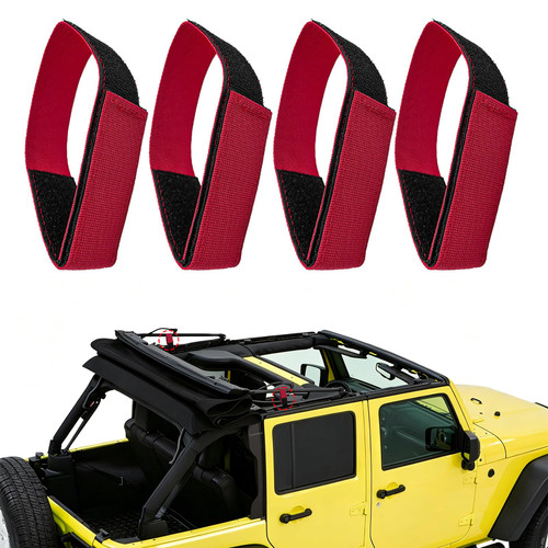 Soft Top Straps for Jeep,Soft Top Tie Down Straps for Jeep Wrangler JK JL