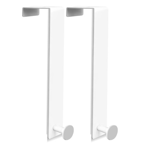 JUKFITA Over The Door Hooks, Fit 1-3/4" Doors, 2 Pack