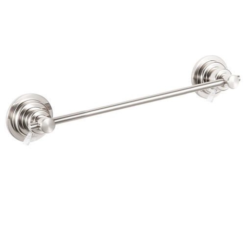 JiePai Suction Cup Towel Bar 16 Inch,Removable Vacuum Suction Towel Holder Suction Towel Rack Brushed Nickel