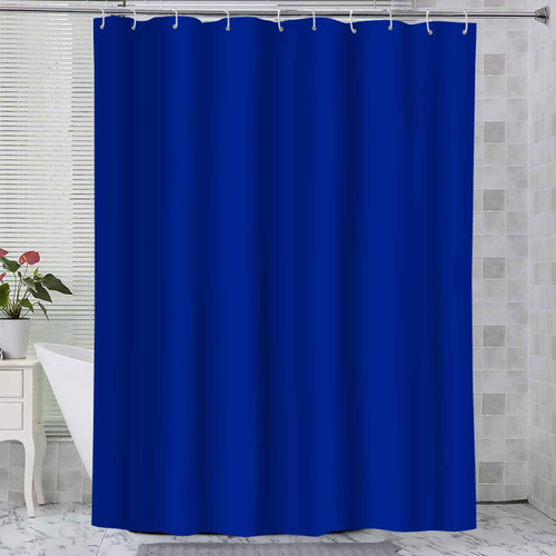 Royal Blue Shower Curtain,Modern Home Bathroom Decor,With Hooks 60x72