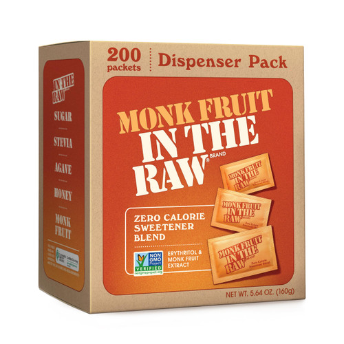Monk Fruit In The Raw Sweetener Classic Monk Fruit, 200 count (Pack of 1)