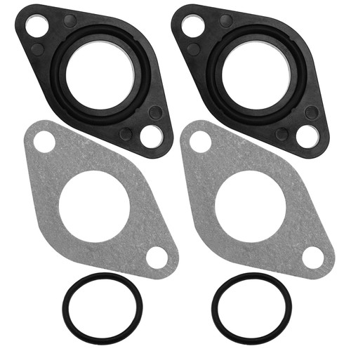 Micro Traders 2 Sets Carburetor Intake Gaskets Carburetor Intake Manifold Gaskets with O-Ring Replacement for 50cc 70cc 90cc 110cc 125cc Dirt Pit Bike ATV 4 Wheeler Quad Scooter