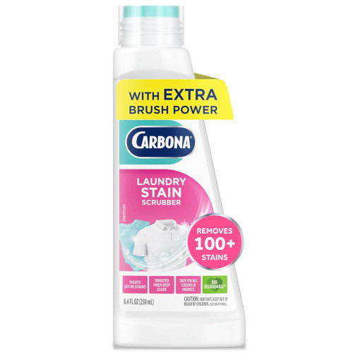 Carbona Laundry Stain Remover & Scrubber, Bio Enzyme Formula, 8.4 Fl Oz