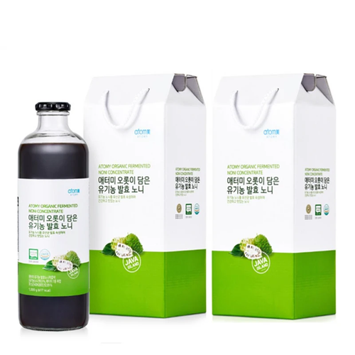 Atomy 2 bottles of organic fermented noni from Atomy / 애터미 오롯이 담은 유기농 발효 노니 2병