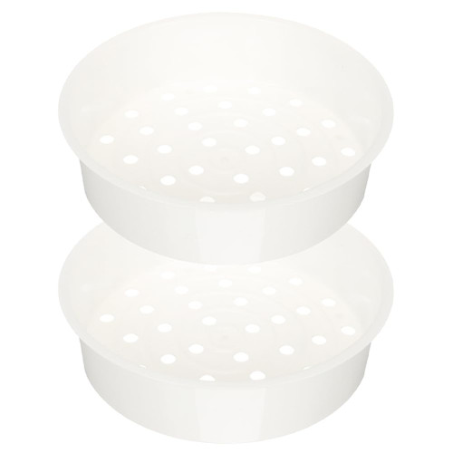 3L PP Plastic Steamer Basket – 2-Pack Replacement Insert for Aroma Rice Cooker and Kitchen Pots