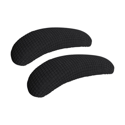 FORCHEER Office Chair Armrest Covers Water Resistant 2PCS Stretch Jacquard Desk Chair Arm Covers for Computer Gaming Chairs Fits 8-13inch Washable Removable-Black