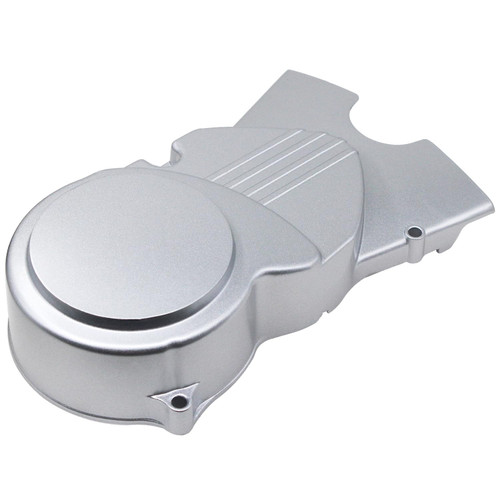 Amavoler Left Engine Stator Magneto Cover Aftermarket Parts Fit for CRF50 XR50 SSR 50cc 70cc 90cc 110cc 125cc Apollo Stomp Thumpstar Pitster Taotao Coolster Roketa Chinese Dirt Pit Bike. (Silver)