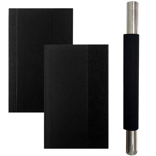 Rainmae 2 PCS Heat Resistant Door Handle Cover for Commercial Business Door, Door Handle Covers, Wrap Protecting Against Hot & Cold Handles, Non-Slip Cover for Business & Front Door Vertical Handles