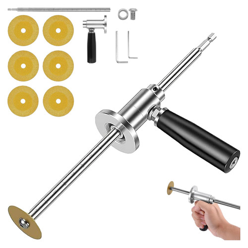 7-Inch Inside Pipe Cutter for PVC Pipe with Depth Gauge, Plastic Cutter