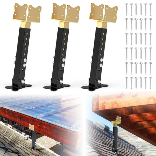 Roof Riser Brackets Kit for Patio Pergola
