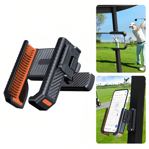 Msiud Magnetic Golf Cart Phone Holder, Rotatable Phone Mount for Golfers