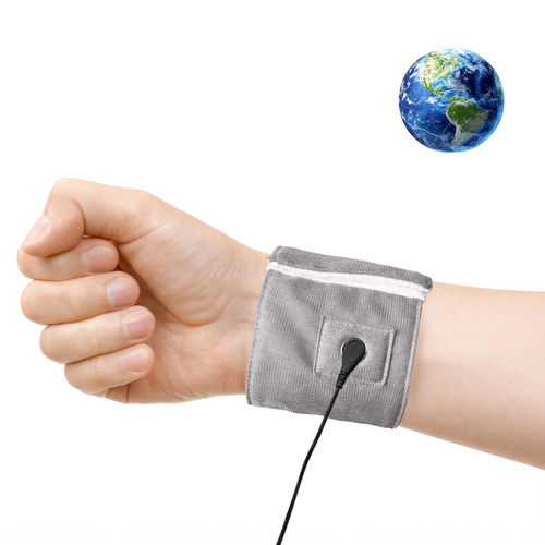 MINPWNP Grounding Wristband with 15 Ft Cord, Grounding Therapy Wrist Strap Earth Connected Wrist Band Improve Sleep Reduce Stress (2.8” x 10.2”)