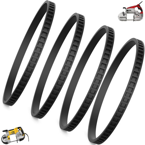 (4 Pcs) 45-69-0010 Replacement Blade Pulley Tires for Deep Cut Band Saw