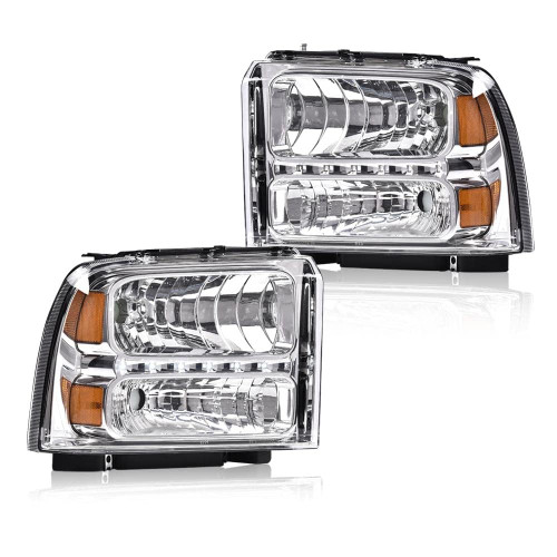 G-PLUS LED Headlights Fit 2005-2007 Ford F250 F350 F450 F550 Super Duty