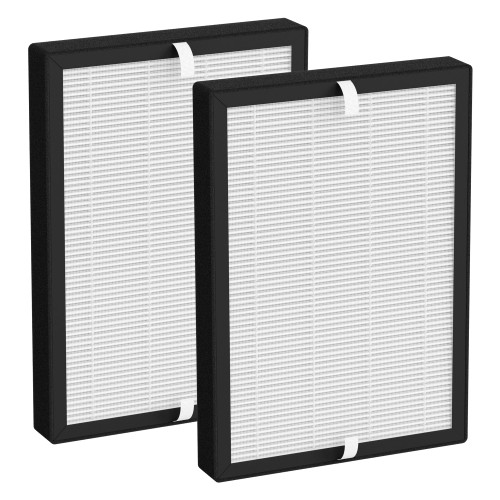 2 Packs GL-FS32 Replacement Filter Compatible with MOOKA/KOIOS GL-FS32 & Azeus GL-FS32 Air Cleaner Purifier, 3-in-1 Filter of Main Replacement Filter, Activated Carbon and Fine Pre-filter