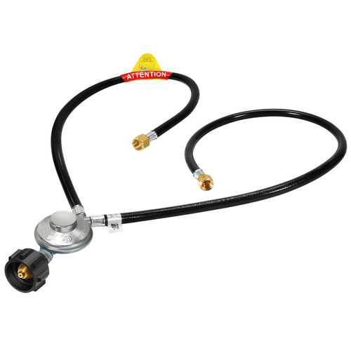 GasSaf 3 Feet Y Splitter Propane Regulator with Hose