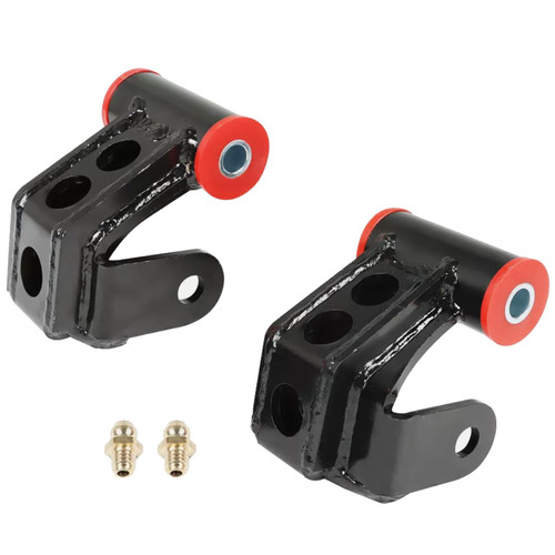TAIROD 2" Rear Drop Lowering Shackle Compatible with 2003-2013 Dodge Ram 2500 3500 2WD 4WD Leveling Kit