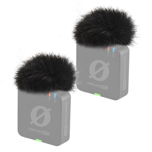 YOUSHARES Mic Cover for Rode Wireless Pro, Wind Muff Dead Cat Pop Filter Compatible with Rode Wireless Pro Wireless Microhpone System, Reduce Background Noise Improved Sound Quality (2 Pcs)