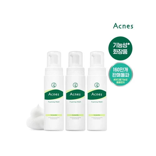 Acnes Foaming Wash 200ml x 3 / 아크네스 포밍워시 200ml x3개