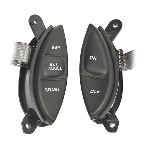 Steering Wheel Mounted Cruise Control Switch Buttons Kit Replacement Fit for 1998-2003 Ford Ranger 2001-2005 Ford Explorer Sport Trac F150 Mercury Mountaineer B3000 F87Z9C888BB