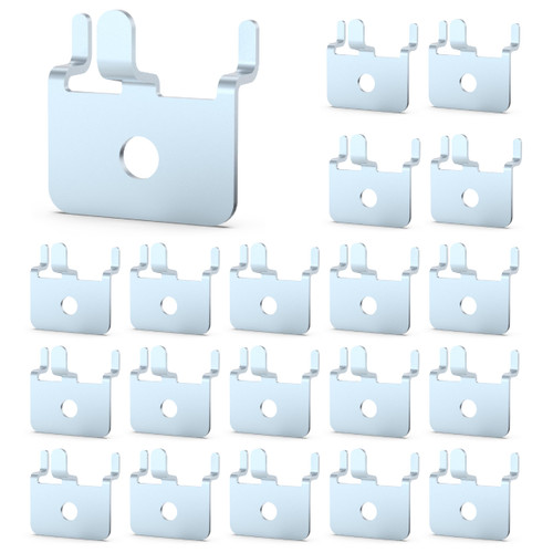 HUHOLE 20PC Pegboard Picture Hangers for 1/8 & 1/4 Inch Pegboards