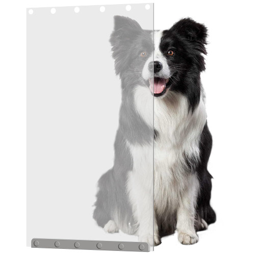 TonGass 15" x 24" Pet Door Flap Extra Large Clear Dog Door Flap Replacement