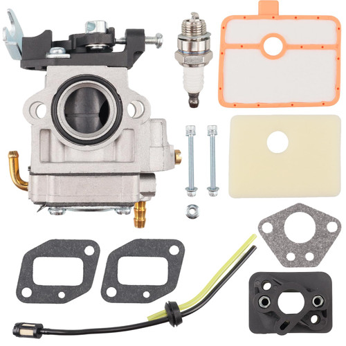 531147180 Carburetor with filter Spark Plug for Husqvarna 150BT(2022-Present), 150BT Mark II, 345BT Blower
