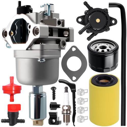 D105 Carburetor Compatible with John Deere D110 D100 LA125 LA115 E110 Lawn Tractor - Carburetor for 17.5hp, 19.5hp, 21hp Briggs & Stratton Engine Lawn Tractors