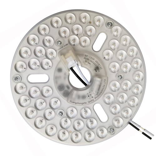 Zhairdalstar 36W 6.4" Dimmable LED Light Engine Retrofit Kit for Ceiling Fan Light Replacement LED Board Panel,3 Color Temperature Memory Function,ETL Listed