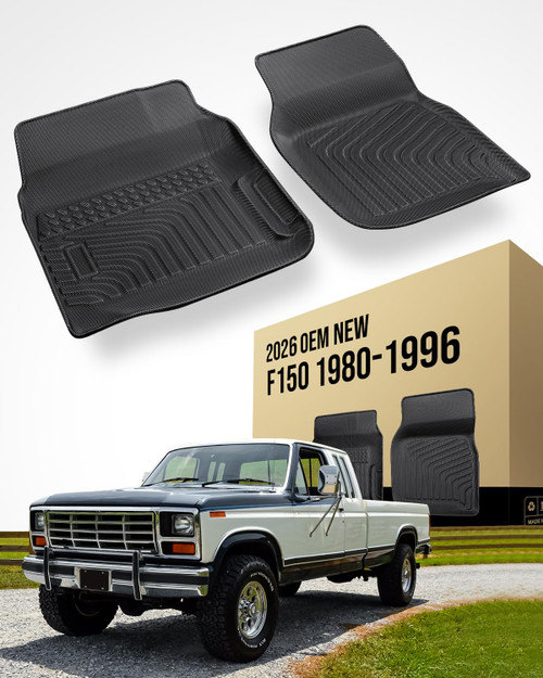 Car Floor Mats for Ford F150/Bronco 1980-1996 & for F250/F350 1980-1997