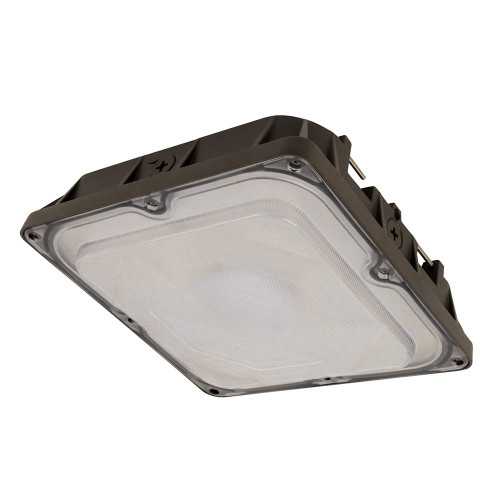 Feit Electric 10" LED Outdoor Canopy Light, 45 Watts, 4700 Lumens, 5000K CCT Daylight, UL Listed, Weatherproof, Security Area Light for Gas Station, Garage, Car Port, S10CNPY/850/BZ
