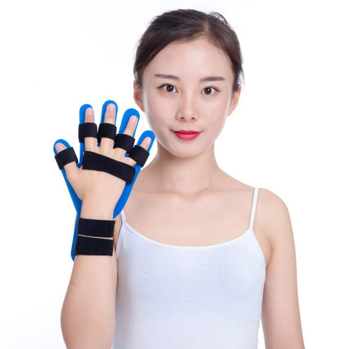 HAMUHA Finger Splint Fingerboard Finger Separator Orthotics Points Hand Wrist Training Orthosis Device Brace Flex Spasm Extension Board Splint Apoplexy Hemiplegia Right Left (Left hand)