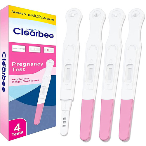 Fake Prank Joke Pregnancy Test kit Always Positive - 4 Pack Pink